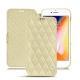 Apple iPhone 8 leather case - Beige - Couture ( Nappa - Pantone 7502C ) 