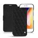 Capa em pele Apple iPhone 8 - Ebène - Couture ( Sleek P C12 - Black ) 