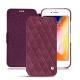 Custodia in pelle Apple iPhone 8 - Prune vintage - Couture