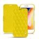 Custodia in pelle Apple iPhone 8 - Jaune fluo - Couture