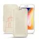 レザーケース Apple iPhone 8 - Blanc escumo