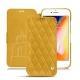 Custodia in pelle Apple iPhone 8 - Jaune soulèu - Couture