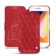 Lederschutzhülle Apple iPhone 8 - Rouge troupelenc - Couture