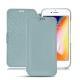 Capa em pele Apple iPhone 8 - Bleu Ciel PU