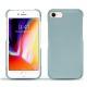 Lederschutzhülle Apple iPhone 8 - Bleu ciel ( Nappa - Pantone 277C ) 