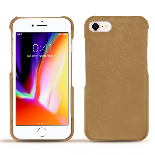 レザーケース Apple iPhone 8Sable vintage ( Pantone #9b7340 ) 