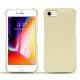 Lederschutzhülle Apple iPhone 8 - Ivoire ( Sleek P C12 - White ) 