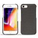 Lederschutzhülle Apple iPhone 8 - Anthracite ( Pantone 424C ) 