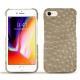 Custodia in pelle Apple iPhone 8 - Autruche desert
