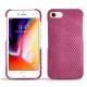 Custodia in pelle Apple iPhone 8 - Serpent ciclamino