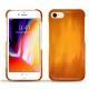 Coque cuir Apple iPhone 8 - Orange Patine