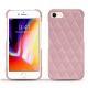 レザーケース Apple iPhone 8 - Rose - Couture ( Nappa - Pantone 2365C ) 