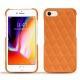 Lederschutzhülle Apple iPhone 8 - Orange - Couture ( Nappa - Pantone 1495U ) 