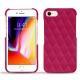 レザーケース Apple iPhone 8 - Rose fluo - Couture