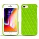 Custodia in pelle Apple iPhone 8 - Vert fluo - Couture