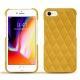 Lederschutzhülle Apple iPhone 8 - Jaune soulèu - Couture