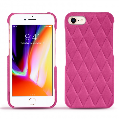 Custodia in pelle Apple iPhone 8Rose BB - Couture ( Pantone #DB599F )