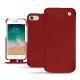 Funda de piel Apple iPhone 7 - Tomate ( Pantone 187C ) 