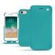 Funda de piel Apple iPhone 7 - Bleu fluo