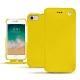Lederschutzhülle Apple iPhone 7 - Jaune fluo