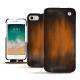 가죽 커버 Apple iPhone 7 - Marron Patine