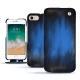 Lederschutzhülle Apple iPhone 7 - Bleu Patine