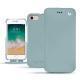 가죽 커버 Apple iPhone 7 - Bleu Ciel PU