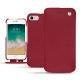 Lederschutzhülle Apple iPhone 7 - Rouge passion