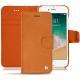 Funda de piel Apple iPhone 7 - Mandarine vintage ( Pantone 165C ) 
