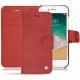Funda de piel Apple iPhone 7 - Cerise vintage ( Pantone 185C ) 