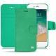 Apple iPhone 7 leather case - Menthe vintage ( Pantone 562C ) 