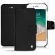 Apple iPhone 7 leather case - Ebène ( Sleek P C12 - Black ) 