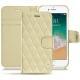 Apple iPhone 7 leather case - Beige - Couture ( Nappa - Pantone 7502C ) 