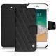 가죽 커버 Apple iPhone 7 - Noir - Couture ( Nappa - Black ) 