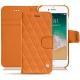 가죽 커버 Apple iPhone 7 - Orange - Couture ( Nappa - Pantone 1495U ) 