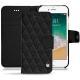 Capa em pele Apple iPhone 7 - Ebène - Couture ( Sleek P C12 - Black ) 