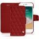 Apple iPhone 7 leather case - Tomate - Couture ( Pantone 187C ) 