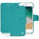 Lederschutzhülle Apple iPhone 7 - Bleu fluo