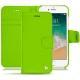 Funda de piel Apple iPhone 7 - Vert fluo