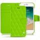 Apple iPhone 7 leather case - Vert fluo - Couture