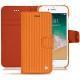 가죽 커버 Apple iPhone 7 - Abaca arancio