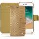 Custodia in pelle Apple iPhone 7 - Serpent sabbia