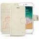 Housse cuir Apple iPhone 7 - Blanc escumo