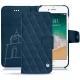 Custodia in pelle Apple iPhone 7 - Blu mediterran - Couture