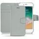 가죽 커버 Apple iPhone 7 - Gris PU