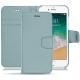 Apple iPhone 7 leather case - Bleu Ciel PU