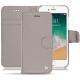Apple iPhone 7 leather case - Taupe innocent