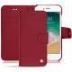 Housse cuir Apple iPhone 7 - Rouge passion