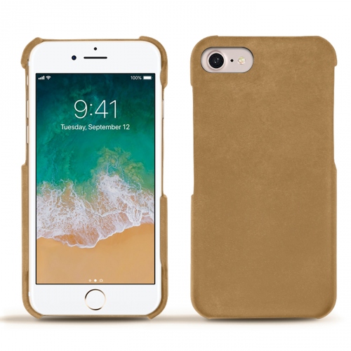 가죽 커버 Apple iPhone 7Sable vintage ( Pantone #9b7340 ) 