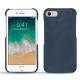 Funda de piel Apple iPhone 7 - Jean vintage ( Roughtcut - Pantone 285U  ) 